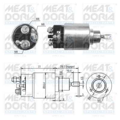 Solenoid Switch, starter